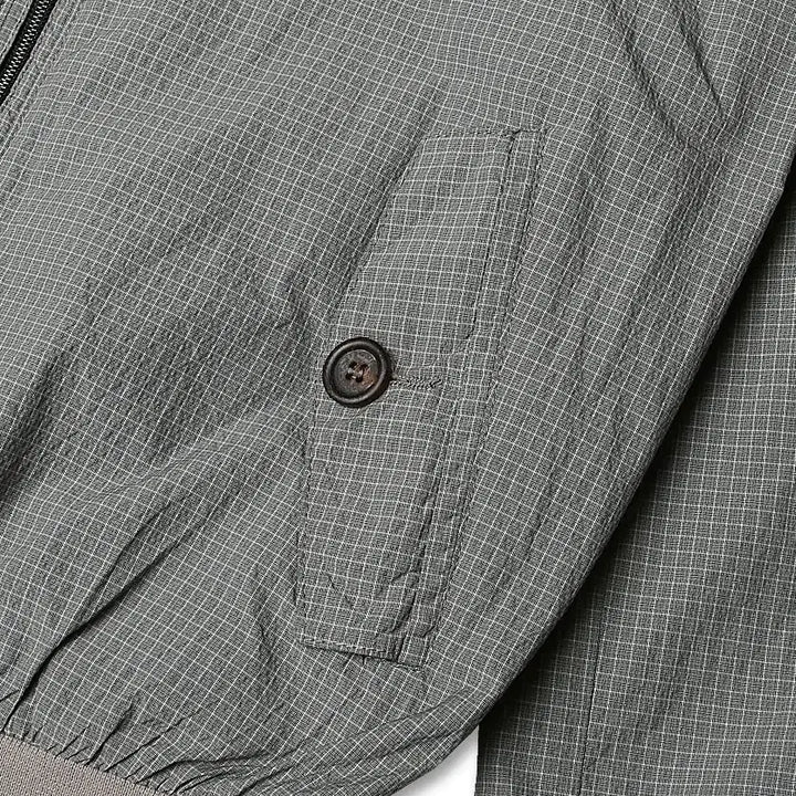 [BUNJANG] Eleventy Check Classic Blouson Jacket / 일레븐티 [Eleventy] 체크 클래식 이태리 블루종 자켓
