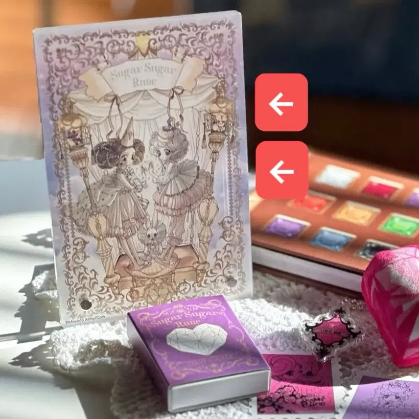 [BUNJANG] Sugar Sugar Rune Chocolate &amp; Vanilla Original Art Acrylic Frame / 슈가슈가룬 쇼콜라 바닐라 원화 아크릴 스탠드 액자