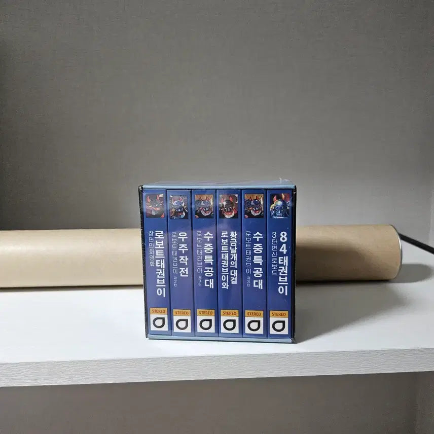 [BUNJANG] Robot Taekwon V Cassette Tape &amp; Bromide Set / 태권브이 카세트테이프.브로마이드