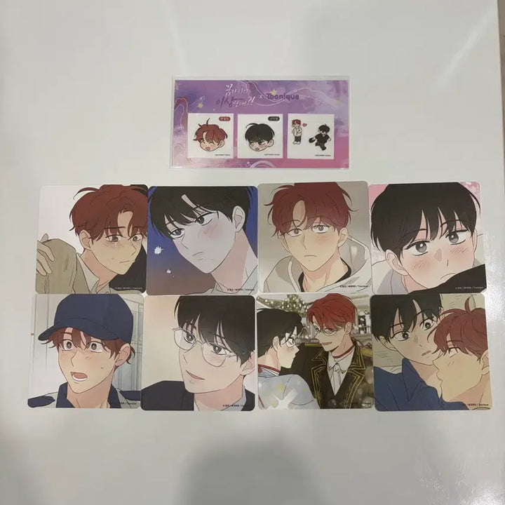 [BUNJANG] Toonique "Strange Dream?!" Coaster &amp; Sticker Bundle Set / bl 모펀 투니크 꿈자리가 이상한데요?! 꿈자리 코스터 띠부씰 양도