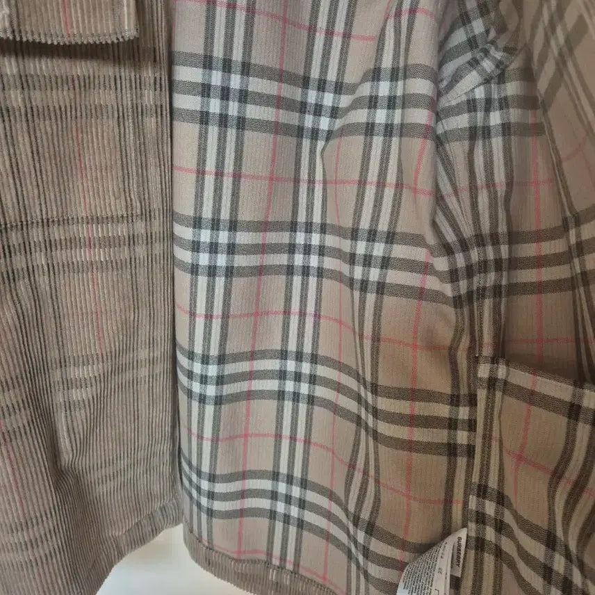 [BUNJANG] Burberry Check Corduroy Jacket / (정품) 버버리 체크 코듀로이 자켓  거의새상품