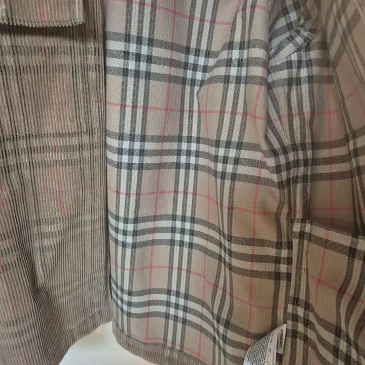[BUNJANG] Burberry Check Corduroy Jacket / (정품) 버버리 체크 코듀로이 자켓  거의새상품