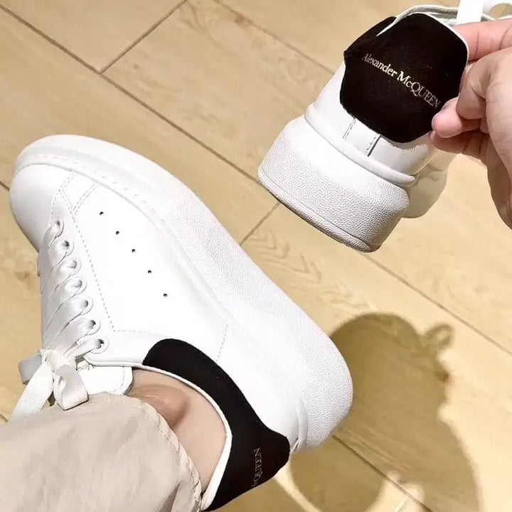 [BUNJANG] Alexander McQueen Oversized Sole Sneakers White/Black Size 37 / 알렉산더맥퀸 오버솔 스니커즈 화이트/블랙 사이즈37