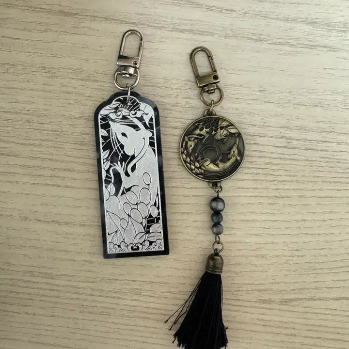 [BUNJANG] Jaduk Jaedaegam Lucky Draw Metal Moonyang Keyring Bundle Set / 5/12가격 상승 작두 자대감 호패키링 금속 문양키링