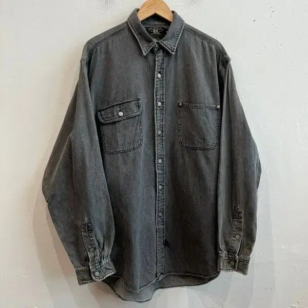 [BUNJANG] 90s RRL Double RL Denim Shirt XL / 90s RRL 더블알엘 데님 셔츠 XL