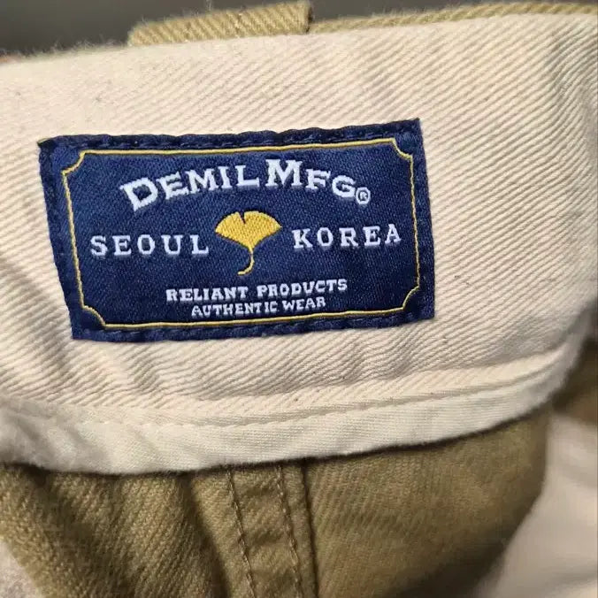 [BUNJANG] DEMEL LOT.032 Chino Trousers Khaki Size 36 / 데밀 LOT.032 치노 트라우저 카키 36사이즈 팝니다