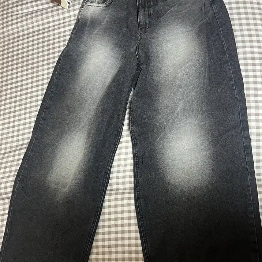 [BUNJANG] OOTJ Black Washed Wide Pants / ootj 와이드 팬츠 흑청 ) 네고가능