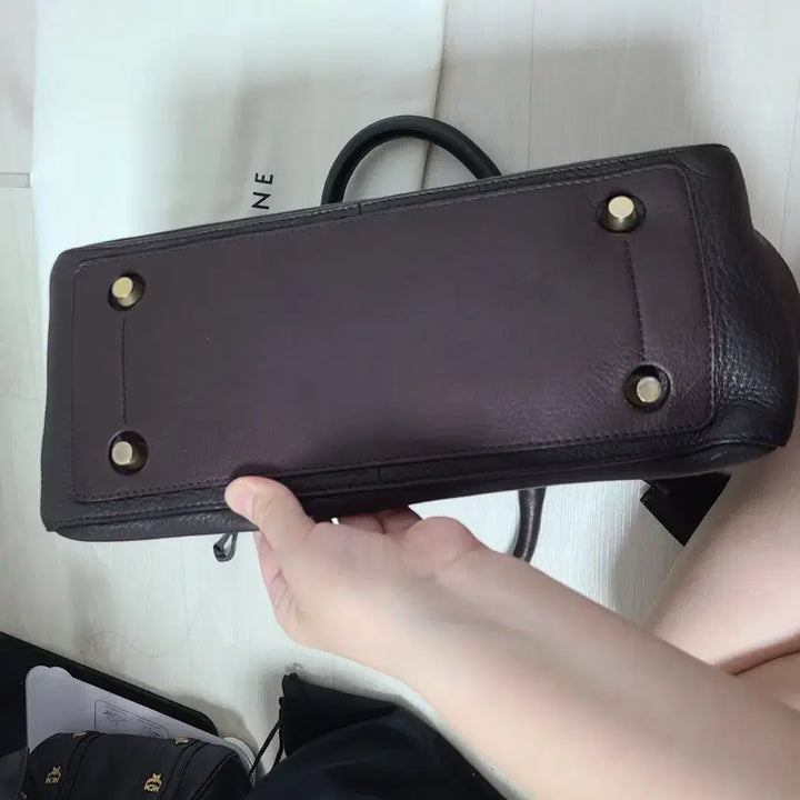 [BUNJANG] Celine Leather Tote Bag with Dust Bag / 셀린느  레더 토트백 + 더스트백