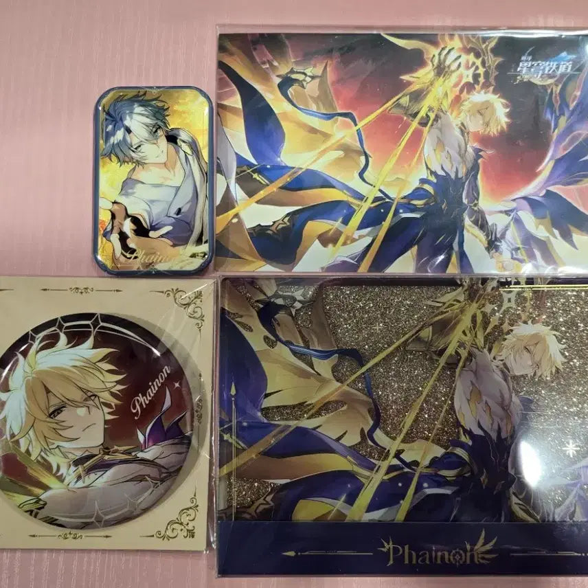 [BUNJANG] Honkai Star Rail Firefly Chaos Rana Postcard Acrylic Badge Set / 붕괴 스타레일 파이논 카오스라나 엽서 아크릴 뱃지 세트