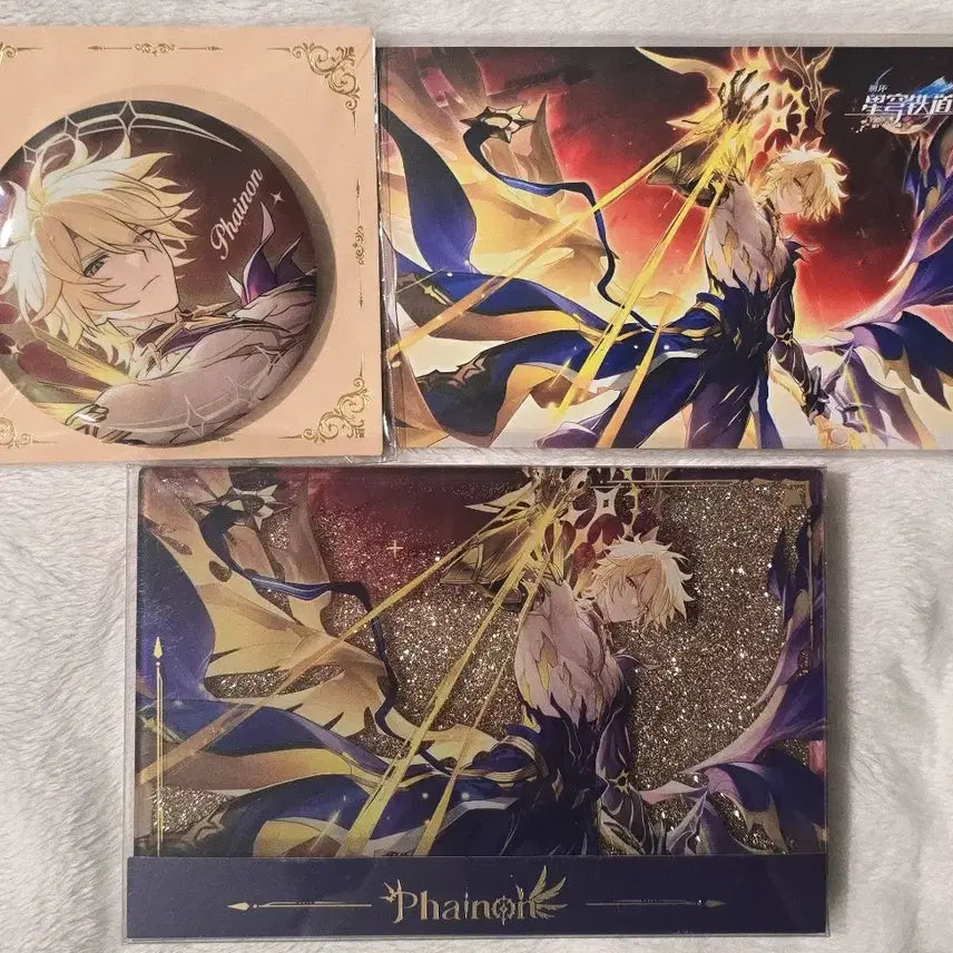 [BUNJANG] Honkai Star Rail Firefly Chaos Rana Postcard Acrylic Badge Set / 붕괴 스타레일 파이논 카오스라나 엽서 아크릴 뱃지 세트