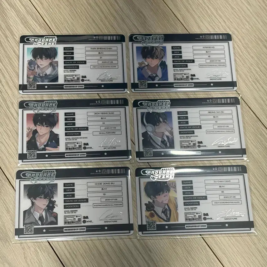 [BUNJANG] Garbage Time Gaptah PP School Look Membership Card / 가비지타임 갑타 pp님 스쿨룩 멤버십 카드