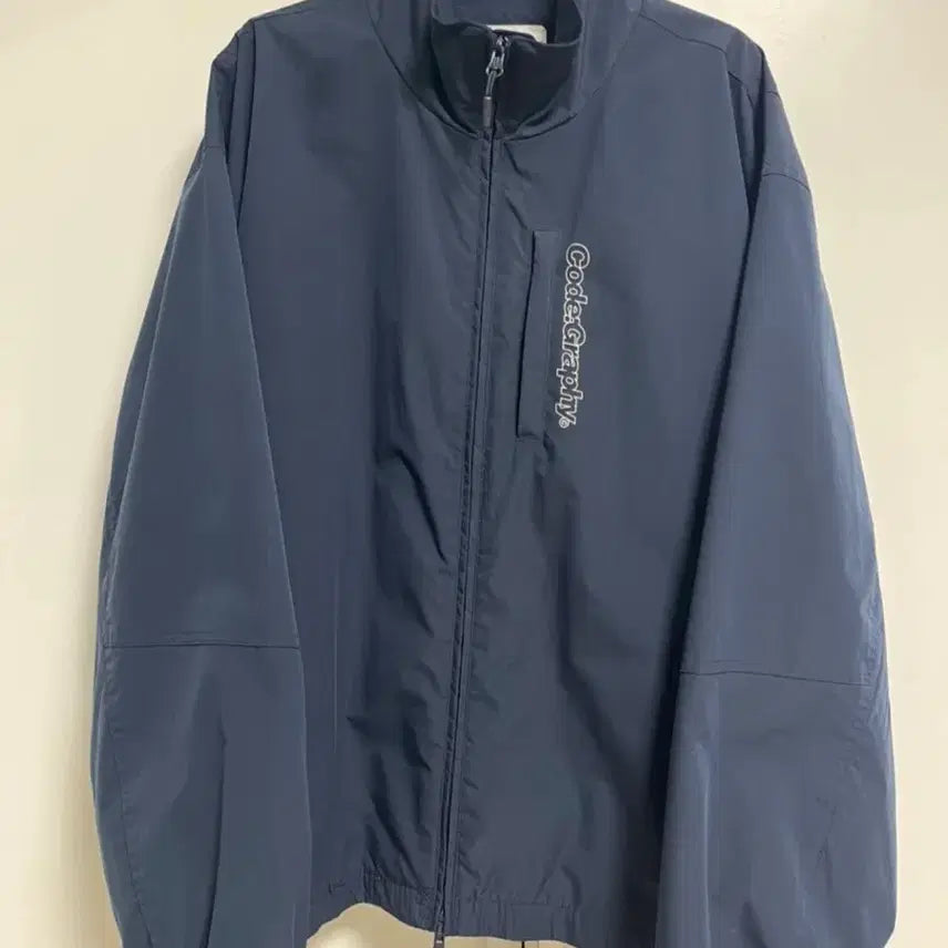 [BUNJANG] Code Graphy Windbreaker Jacket / 바람막이 자켓 코드그라피