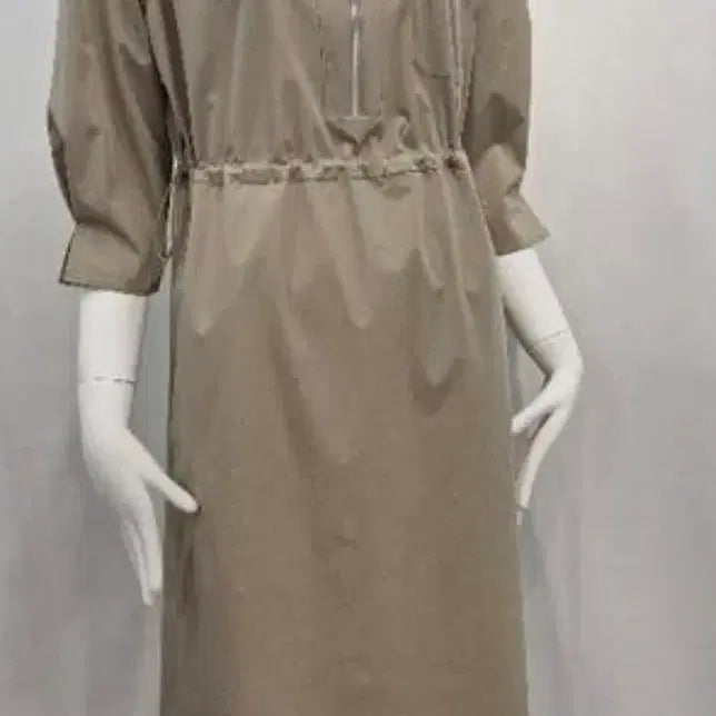 [BUNJANG] Olivia Hasler Hooded Zip-Up Long Dress / 올리비아하슬러 후드 집업 원피스
