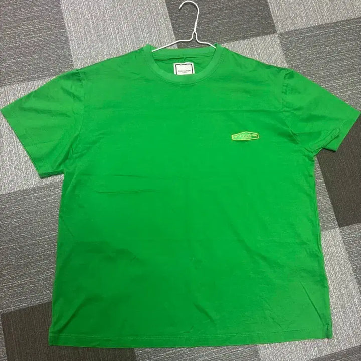 [BUNJANG] Wooyoungmi Back Logo Green T-Shirt Size 48 / 우영미 백로고 그린컬러 48