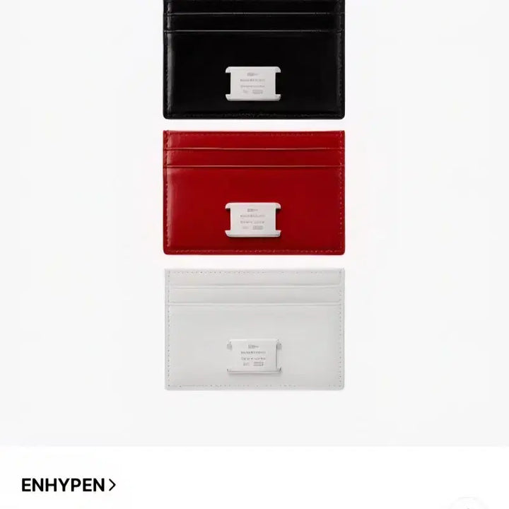 [BUNJANG] ENHYPEN Numbering Card Wallet Black / 엔하이픈 넘버링 카드지갑 블랙