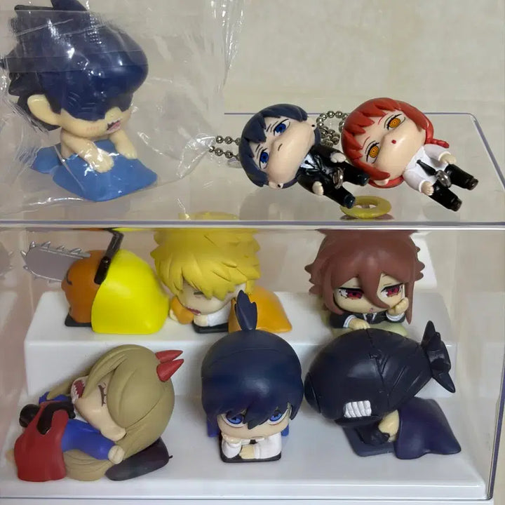 [BUNJANG] Chainsaw Man Onemutan Gacha Figure Bundle Set Makima Aki Angel Pochita Reze / 일괄) 체인소맨 오네무탄 대롱가챠 피규어 마키마 아키 천사 포치타 레제