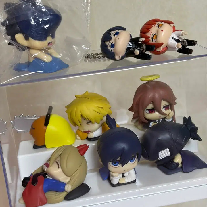 [BUNJANG] Chainsaw Man Onemutan Gacha Figure Bundle Set Makima Aki Angel Pochita Reze / 일괄) 체인소맨 오네무탄 대롱가챠 피규어 마키마 아키 천사 포치타 레제
