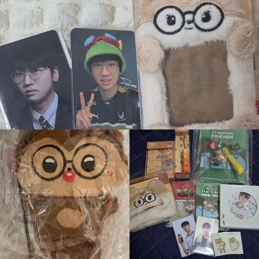 [BUNJANG] T1 Doran Photocard Doll Bundle Set / 티원 도란 포카 인형 굿즈 일괄 판매
