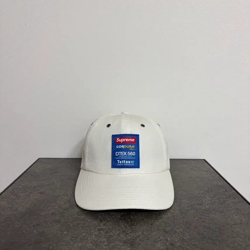 [BUNJANG] Supreme Teflon 6-Panel Cap White / (OS) 슈프림 6패널 볼캡 모자 테프론 화이트