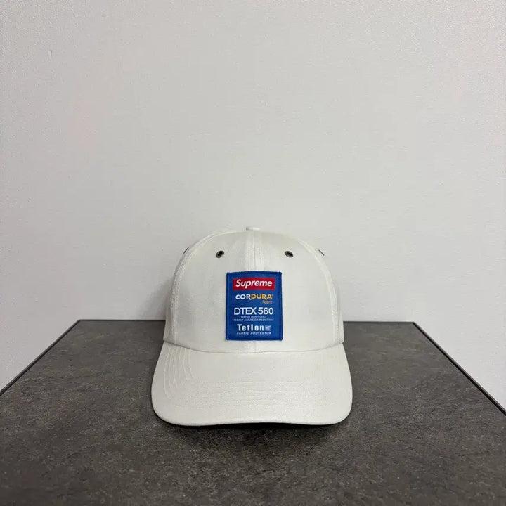 [BUNJANG] Supreme Teflon 6-Panel Cap White / (OS) 슈프림 6패널 볼캡 모자 테프론 화이트