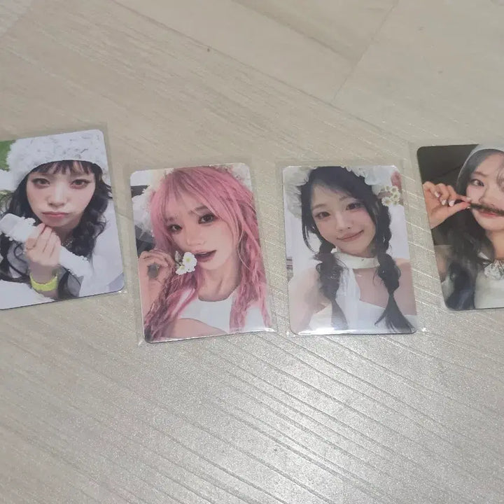 [BUNJANG] QWER Pop-up MD Photocard Cho-dan, Magenta, Hina, Si-yeon Set / QWER 팝업 포카 4장세트 양도  쵸단 마젠타 히나 시연