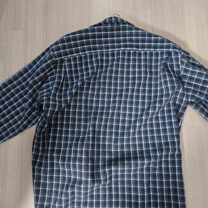 [BUNJANG] OS Hono Report Blue Tile Pajama Shirt / [os] hono report 파자마 셔츠 블루 타일
