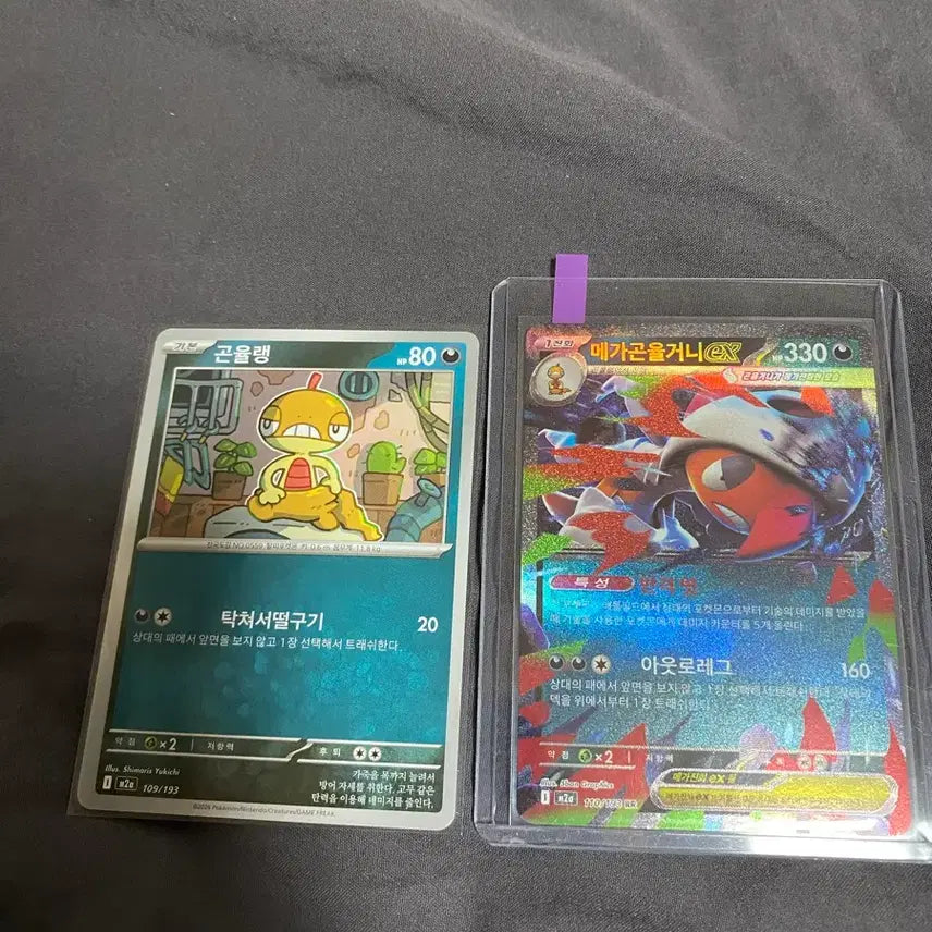 [BUNJANG] Pokemon Card Groudon EX RR Collection Set / 포켓몬 카드 곤율랭,메가곤율거니 EX RR 컬렉션 세트