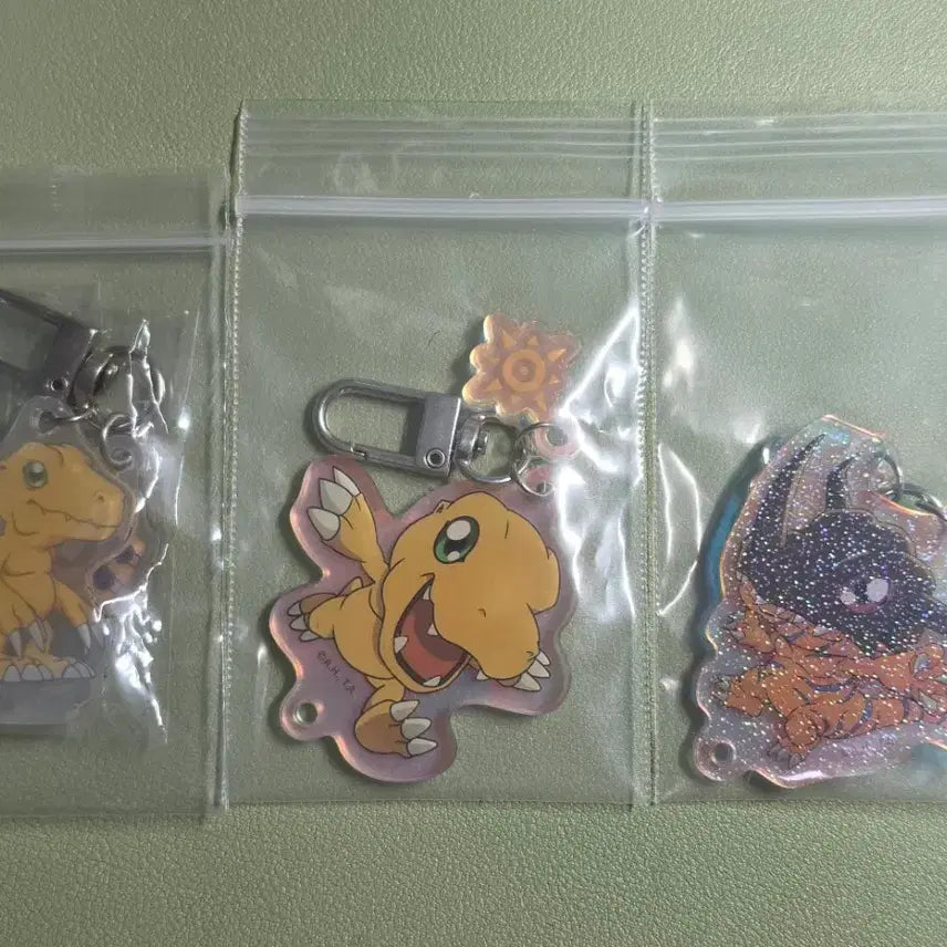 [BUNJANG] Digimon Adventure Agumon Greymon Aurora Random Keyring Bundle / 디지몬어드벤처 디지몬 아구몬 그레이몬 ASL키링 오로라랜덤키링 일괄 판매