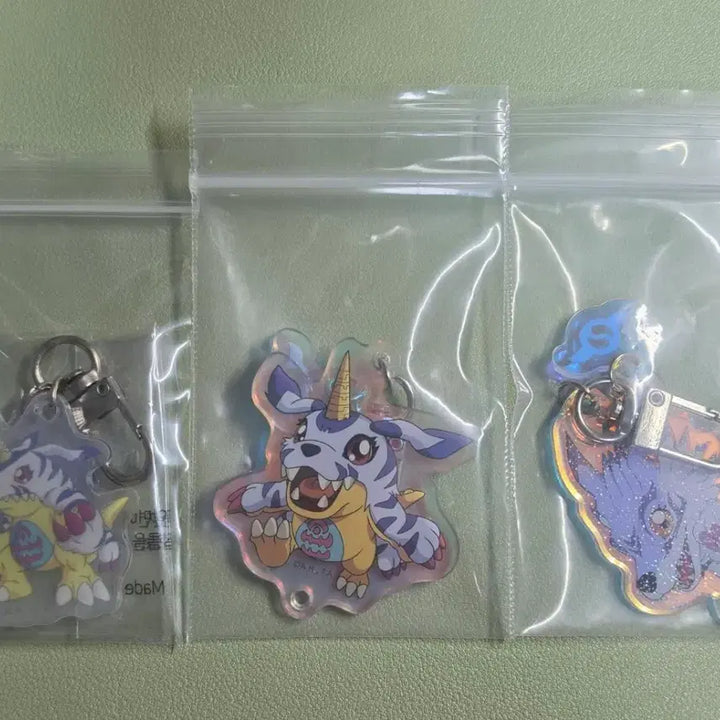 [BUNJANG] Digimon Adventure Digimon Garurumon Papimon Aurora Random Keyring Bundle / 원가이하) 디지몬어드벤처 디지몬 파피몬 가루몬 ASL키링 오로라랜덤키링 일괄 판매