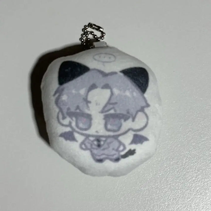 [BUNJANG] Gye-chul Gye-dam-chul-geun Unofficial Double-Sided Cushion Keyring / 괴출 괴담출근 비공식 비공굿 양면 쿠션키링 솔음 천사 악마