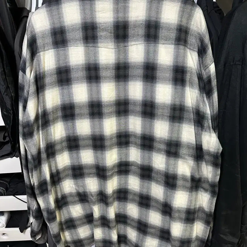 [BUNJANG] Polilou Western Checkered Shirt Ecru / [4] 폴리테루 웨스턴 체크셔츠 에크루