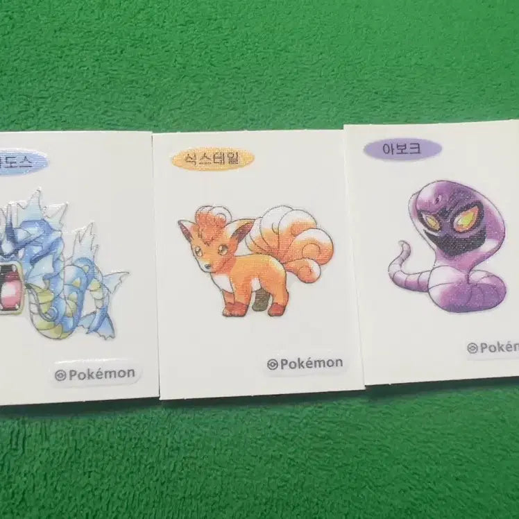 [BUNJANG] Pokemon Stickers Bundle Set / 포켓몬 띠부씰 3종 일괄판매