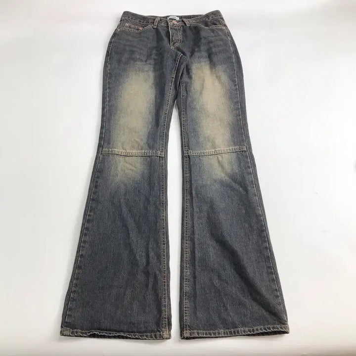 [BUNJANG] JJIM Washing Bootcut Denim Pants / JJIM 워싱 부츠컷 데님 팬츠
