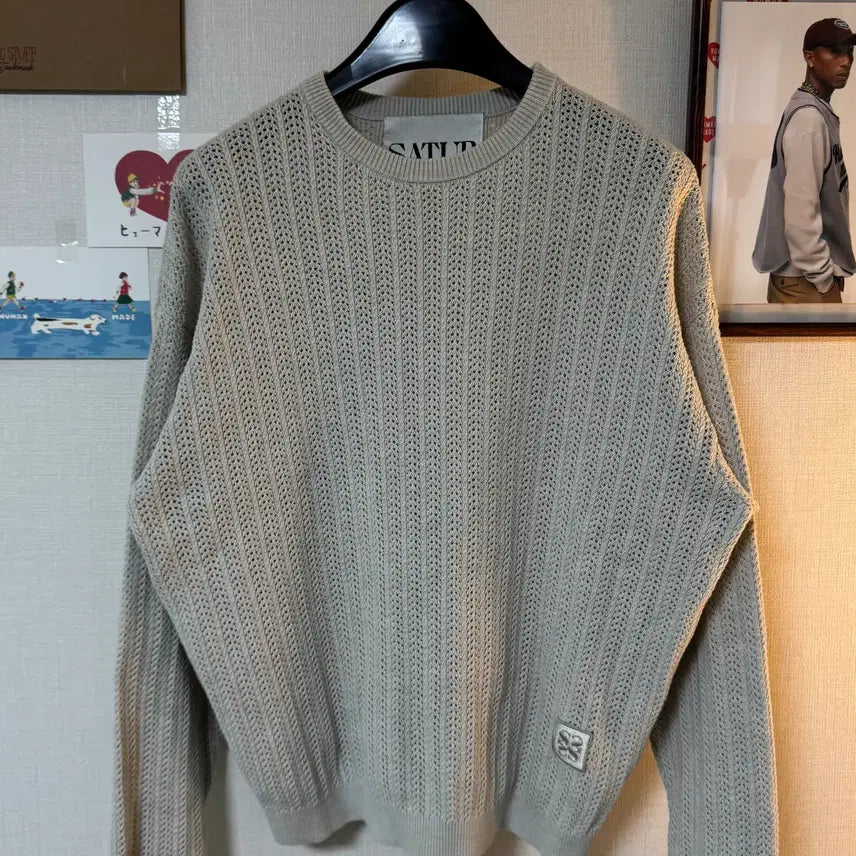 [BUNJANG] Setter Ibiza Natural Meshed Knit S / (S) 세터 이비자 내추럴 메시드 니트