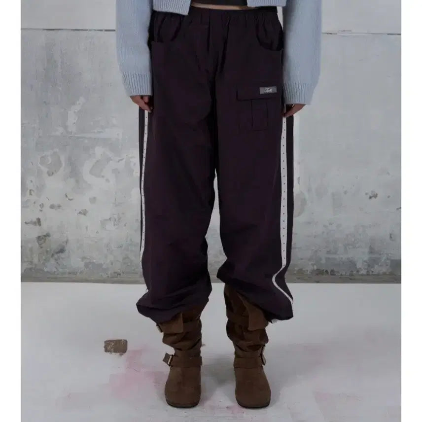 [BUNJANG] Poetto Not To Be Easy Pants Purple / (새상품)포에토 낫투비지 팬츠 퍼플