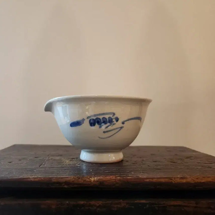 [BUNJANG] Youngnamyo 8th Generation Master Kim Kyung-sik Celadon White Porcelain Suk-u / 영남요 8대 우남 김경식 청화백자 숙우 (국가무형문화재 백산 김정옥