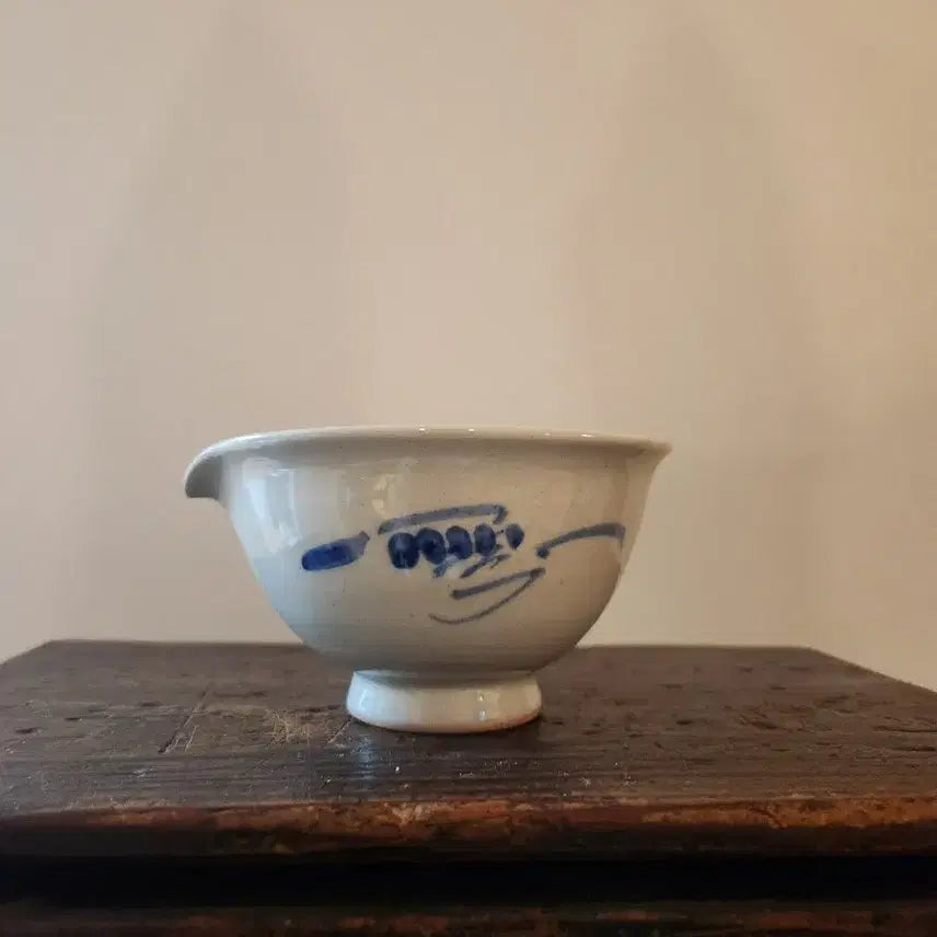 [BUNJANG] Youngnamyo 8th Generation Master Kim Kyung-sik Celadon White Porcelain Suk-u / 영남요 8대 우남 김경식 청화백자 숙우 (국가무형문화재 백산 김정옥