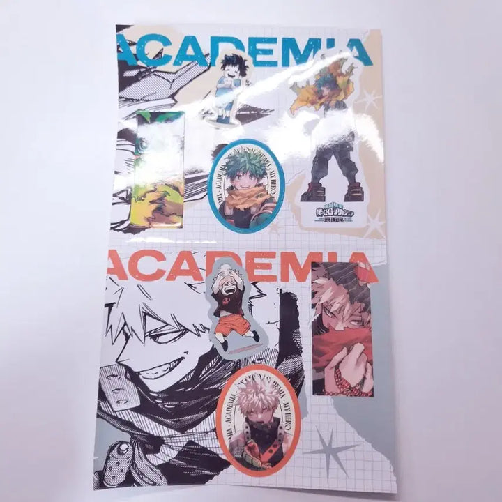 [BUNJANG] My Hero Academia Sticker Set (Front and Back) / 나히아 스티커 (앞 뒤)