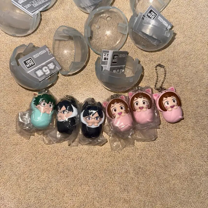 [BUNJANG] My Hero Academia Keychain Bundle Set / 나히아 키링 일괄 포대기 가챠