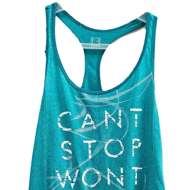 [BUNJANG] European Import Sleeveless T-Shirt Blue Size 55 / 유럽수입 민소매 티 여 55 J4222