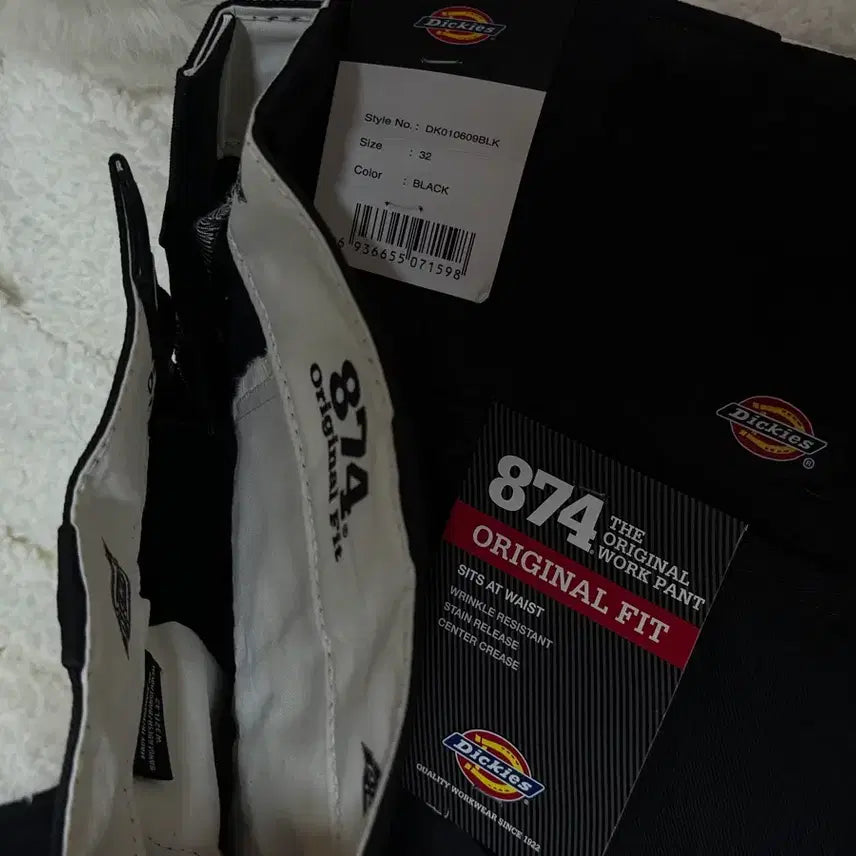 [BUNJANG] Dickies Original 874 Work Pants Black 32 / 디키즈 오리지널 874 워크팬츠 블랙 32
