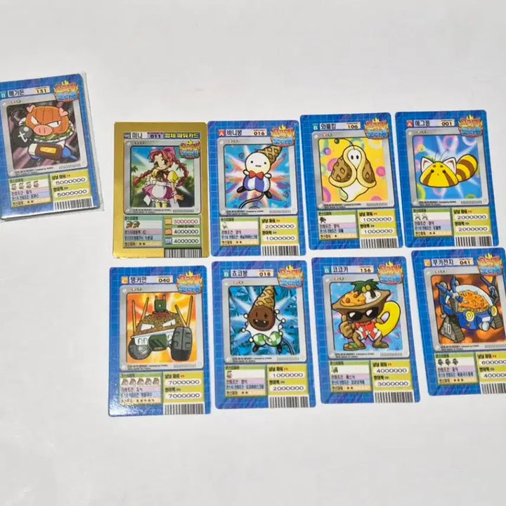 [BUNJANG] Cooking King Joeing King Mini Cards (10 Packs, 80 Cards) / 고전 요리킹 조리킹 미니카드