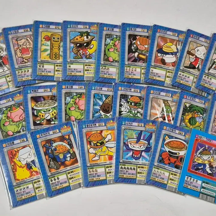 [BUNJANG] Cooking King Joeing King Mini Cards (10 Packs, 80 Cards) / 고전 요리킹 조리킹 미니카드