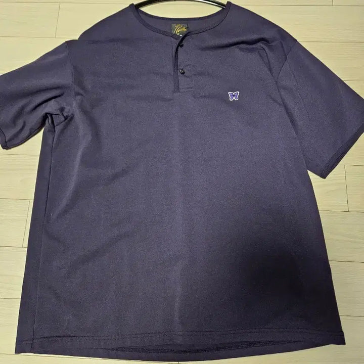 [BUNJANG] Needles Henly Neck T-Shirt Size L / 니들스 헨리넥 반팔 L사이즈