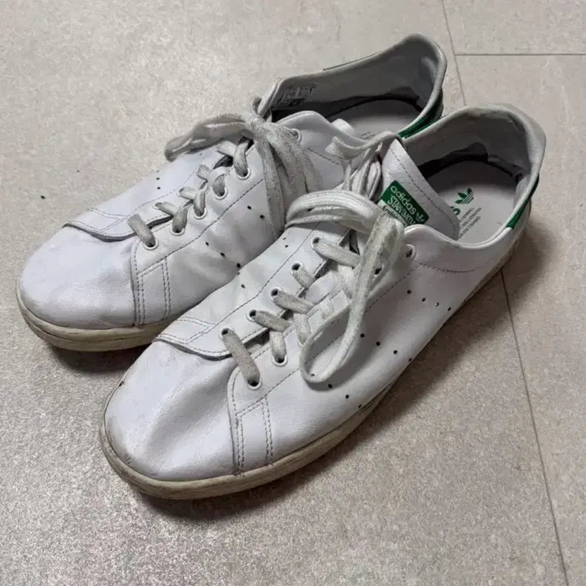 [BUNJANG] Adidas Stan Smith Decon Cloud White Green / (300) 아디다스 스탠스미스 데콘 클라우드 화이트 그린