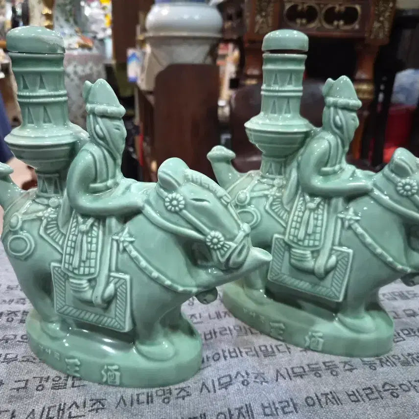 [BUNJANG] Gaya Kingdom Equestrian Figure Wine Ewer / 가야국 왕주 기마상 술병