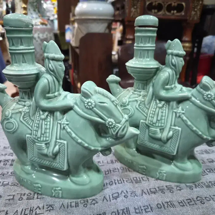 [BUNJANG] Gaya Kingdom Equestrian Figure Wine Ewer / 가야국 왕주 기마상 술병
