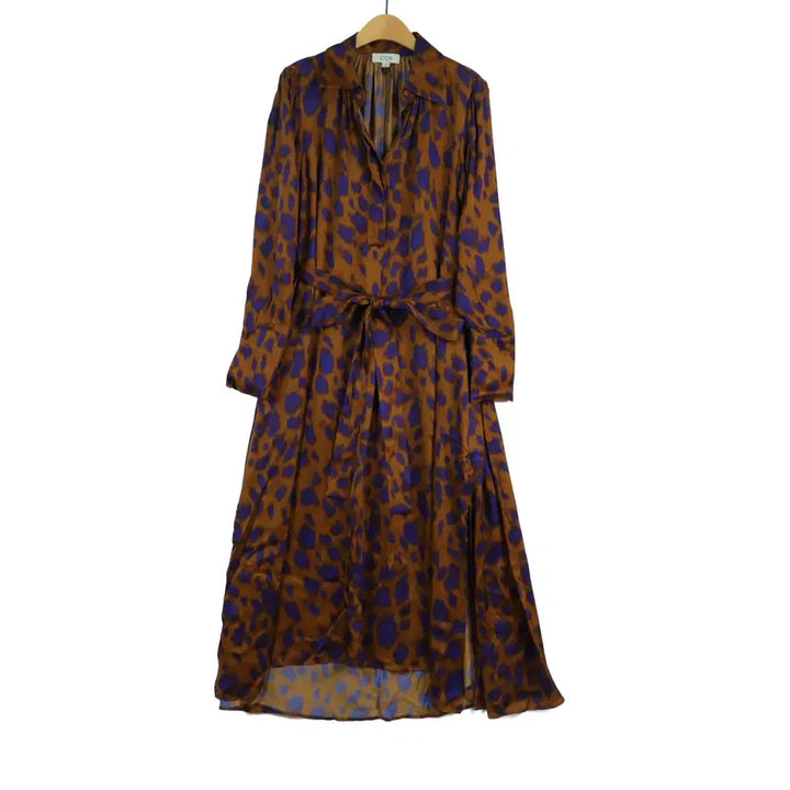 [BUNJANG] COS 100% Viscose Black Maxi Flare Dress - Size 36 / COS 코스 정품 비스코스 100 맥시 원피스 블랙 36 플레어 롱원피스