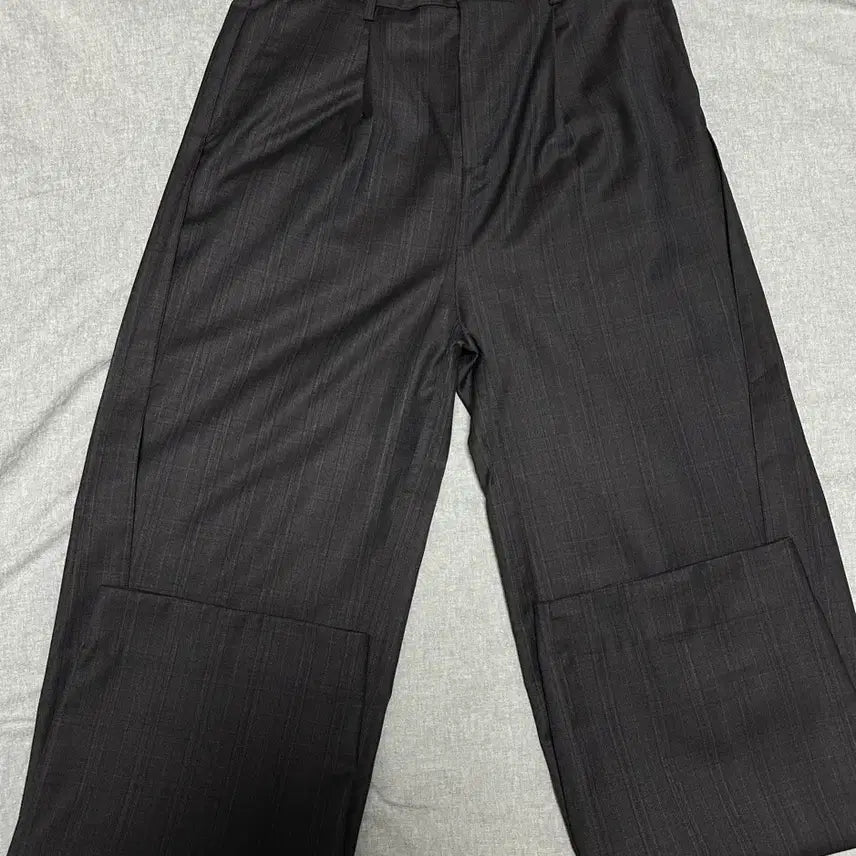 [BUNJANG] CSC Divided Panel Trousers Brown Check Pants / csc DIVIDED PANEL TROUSERS 브라운 체크 바지
