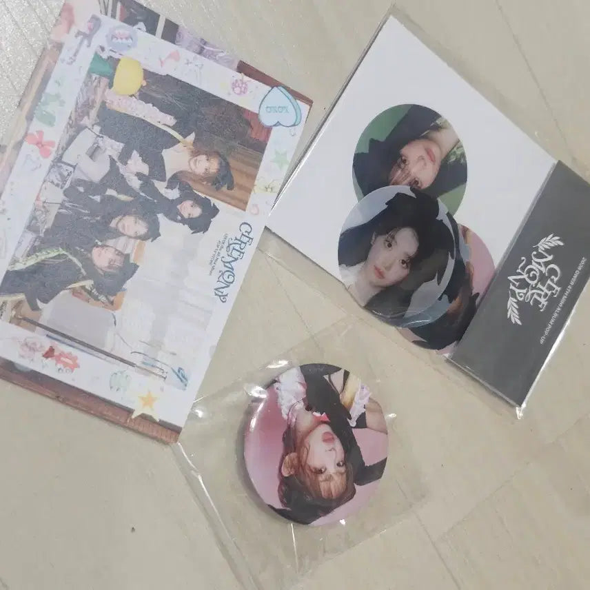 [BUNJANG] QWER Ceremony Pop-up Lightstick Rear Accessory Set / QWER 세레머니 팝업 응원봉 후면 액세서리 세트